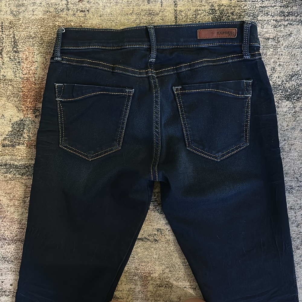 Express Jean Leggings, low cut, sz 4r - Picture 4 of 5